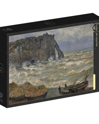 1000 κομμάτια ROUGH SEA AT ETRETAT, 1883