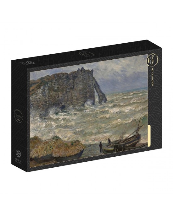 1000 κομμάτια ROUGH SEA AT ETRETAT, 1883