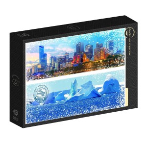 1000 κομμάτια TRAVEL AROUND THE WORLD - AUSTRALIA AND ANTARCTICA 