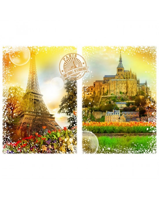 1000 κομμάτια TRAVEL AROUND THE WORLD - FRANCE