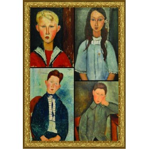 1000 κομμάτια THE WORK OF MODIGLIANI
