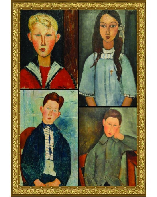1000 κομμάτια THE WORK OF MODIGLIANI