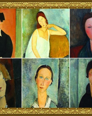 1500 κομμάτια MODIGLIANI IN COLLAGE