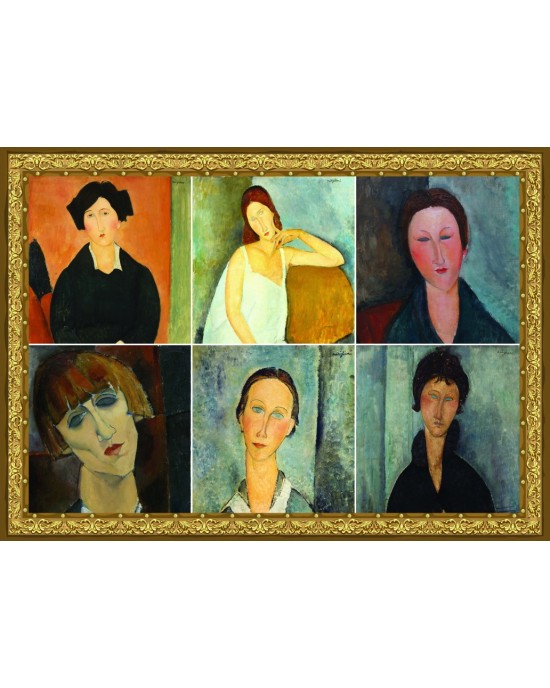 1500 κομμάτια MODIGLIANI IN COLLAGE