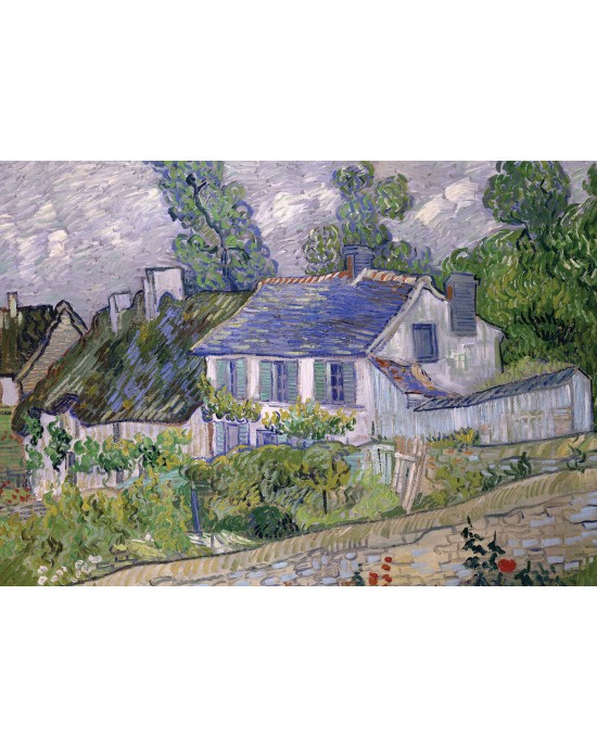 2x500 ΚΟΜΜΑΤΙΑ VAN GOGH'S ART: STARRY NIGHT, 1889 - HOUSES AT AUVERS, 1890 