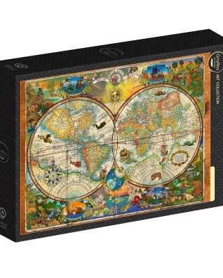 1000 κομμάτια CREATURES OF THE EARTH MAP