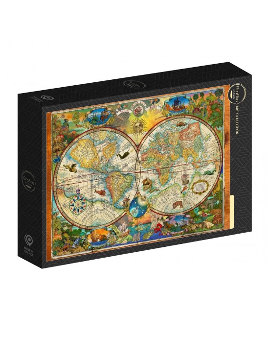 1000 κομμάτια CREATURES OF THE EARTH MAP