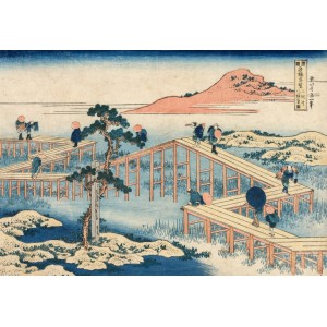1000 κομμάτια HOKUSAI - AN ANCIENT PICTURE OF THE EIGHT PART BRIDGE IN MIKAWA PROVINCE
