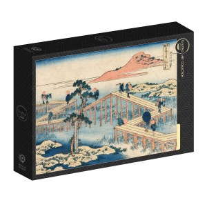 1000 κομμάτια HOKUSAI - AN ANCIENT PICTURE OF THE EIGHT PART BRIDGE IN MIKAWA PROVINCE