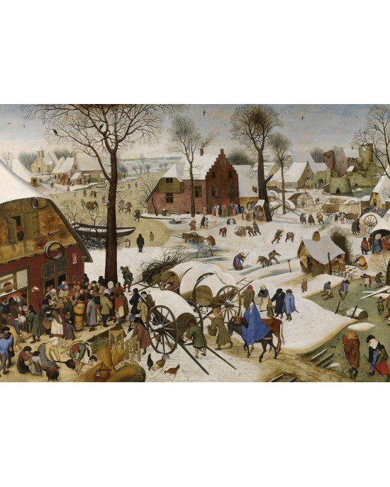 2x500 ΚΟΜΜΑΤΙΑ THE ART OF PETER BRUEGHEL: FLEMISH PROVERBS - THE ENUMERATION OF BETHLEHEM