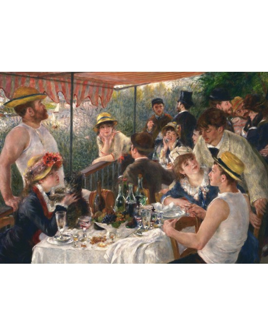 2x500 ΚΟΜΜΑΤΙΑ THE ART OF AUGUSTE RENOIR: LUNCHEON OF THE BOATING PARTY - LA GRENOUILLERE 