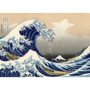 2x500 ΚΟΜΜΑΤΙΑ THE ART OF HOKUSAI: THE GREAT WAVE OF KANAGAWA - SHINEGAWA ON TOKAIDO 