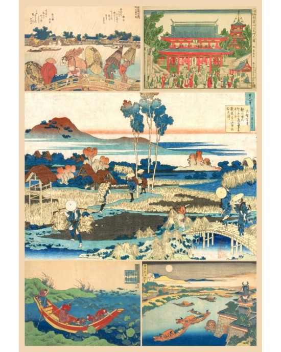 1000 κομμάτια THE PRINTS OF HOKUSAI