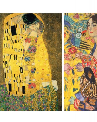2x500 ΚΟΜΜΑΤΙΑ THE ART OF KLIMT: THE KISS (1907–1908) – LADY WITH A FAN (1917–1918)