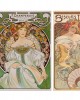 2x500 ΚΟΜΜΑΤΙΑ THE ART OF MUCHA: REVERIE (1898) – LEFEVRE - UTILE BISCUITS (1896)