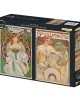 2x500 ΚΟΜΜΑΤΙΑ THE ART OF MUCHA: REVERIE (1898) – LEFEVRE - UTILE BISCUITS (1896)