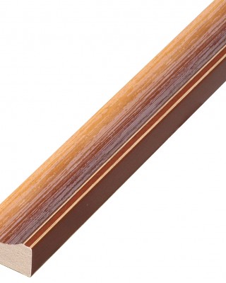 ✅ Ετοιμοπαράδοτη - 3,2cm PVC Κορνίζα Κοκκινωπή - 34 x 48cm