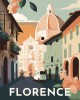 Ζωγραφική με αριθμούς Travel Poster Florence 40x50cm