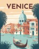 Ζωγραφική με αριθμούς Travel Poster Venice 40x50cm