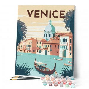 Ζωγραφική με αριθμούς Travel Poster Venice 40x50cm