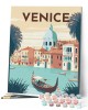 Ζωγραφική με αριθμούς Travel Poster Venice 40x50cm
