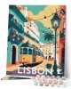 Ζωγραφική με αριθμούς Travel Poster Lisbon 40x50cm