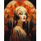 Ζωγραφική με αριθμούς Art Deco Woman 40x50cm