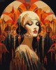 Ζωγραφική με αριθμούς Art Deco Woman 40x50cm