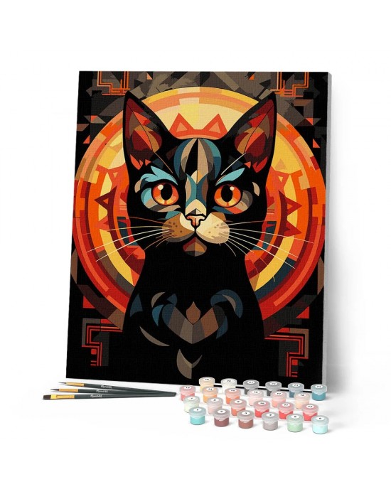 Ζωγραφική με αριθμούς Black Cat 40x50cm