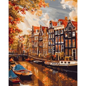 Ζωγραφική με αριθμούς Sunshine in Amsterdam 40x50cm