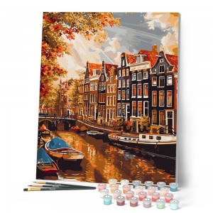 Ζωγραφική με αριθμούς Sunshine in Amsterdam 40x50cm