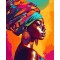 Ζωγραφική με αριθμούς African Lady 40x50cm