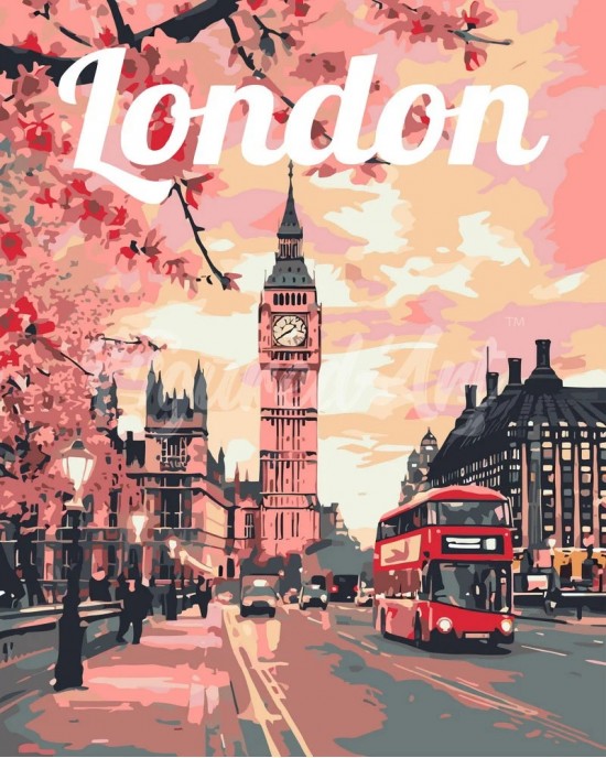 Ζωγραφική με αριθμούς London in Bloom 40x50cm