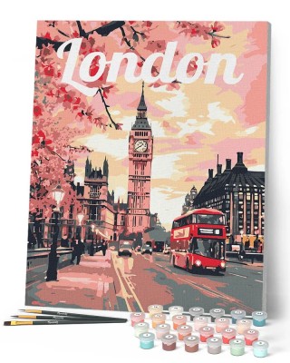 Ζωγραφική με αριθμούς London in Bloom 40x50cm