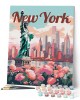 Ζωγραφική με αριθμούς Travel Poster New York in Bloom 40x50cm