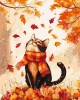 Ζωγραφική με αριθμούς Playful Autumn Cat 40x50cm