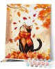 Ζωγραφική με αριθμούς Playful Autumn Cat 40x50cm