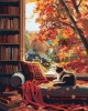 Ζωγραφική με αριθμούς Cat's Autumn View 40x50cm