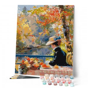 Ζωγραφική με αριθμούς Renoir-inspired Autumn Lady 40x50cm