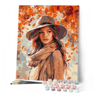 Ζωγραφική με αριθμούς Lady of Autumn Winds 40x50cm