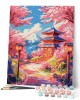 Ζωγραφική με αριθμούς Sakura Road to the Pagoda 40x50cm