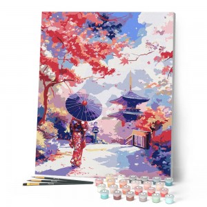 Ζωγραφική με αριθμούς Japanese Garden in Autumn 40x50cm