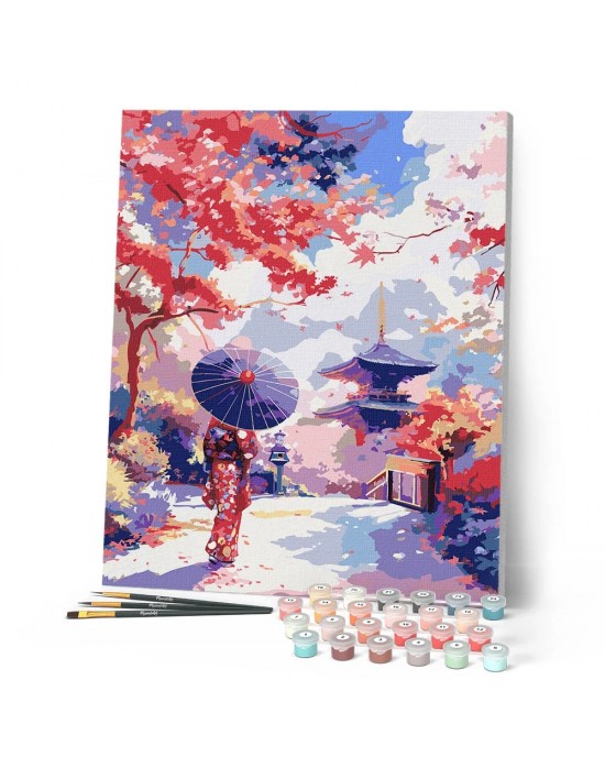 Ζωγραφική με αριθμούς Japanese Garden in Autumn 40x50cm