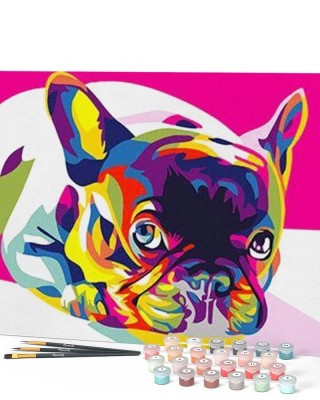 Ζωγραφική με αριθμούς Carlin Pop Art 40x50cm