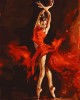 Ζωγραφική με αριθμούς Magical Red Dancer 40x50cm