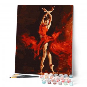 Ζωγραφική με αριθμούς Magical Red Dancer 40x50cm