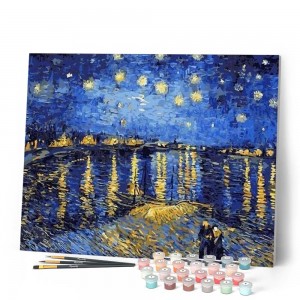 Ζωγραφική με αριθμούς Van Gogh Starry Night over the Rhone 40x50cm