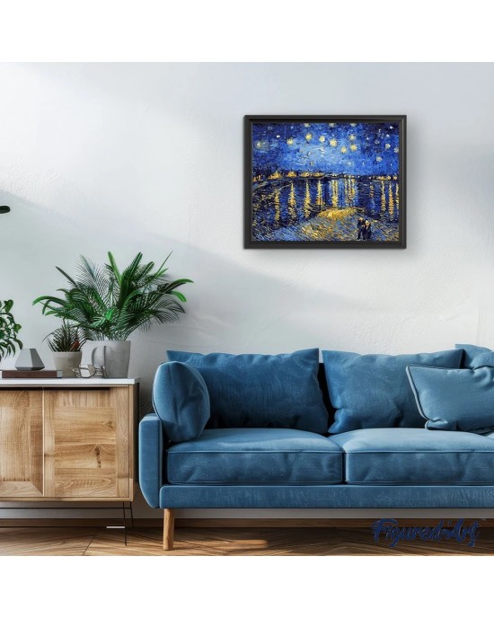 Ζωγραφική με αριθμούς Van Gogh Starry Night over the Rhone 40x50cm