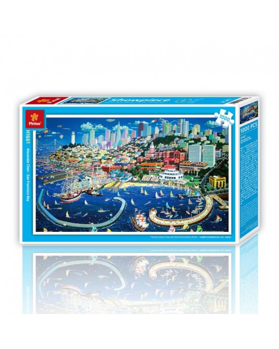 1000 πλαστικά κομμάτια SAN FRANCISCO BAY