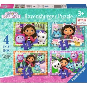 12+16+20+24 κομμάτια GABBY'S DOLLHOUSE - TIME TO GET TINY! 